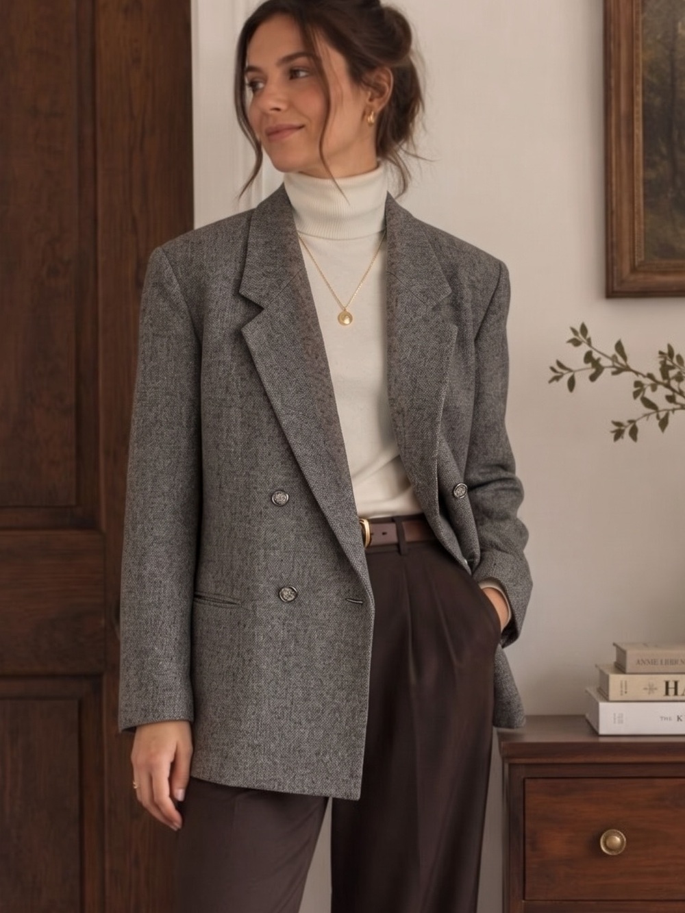 VINTAGE REQUIREMENTS Wool Blazer